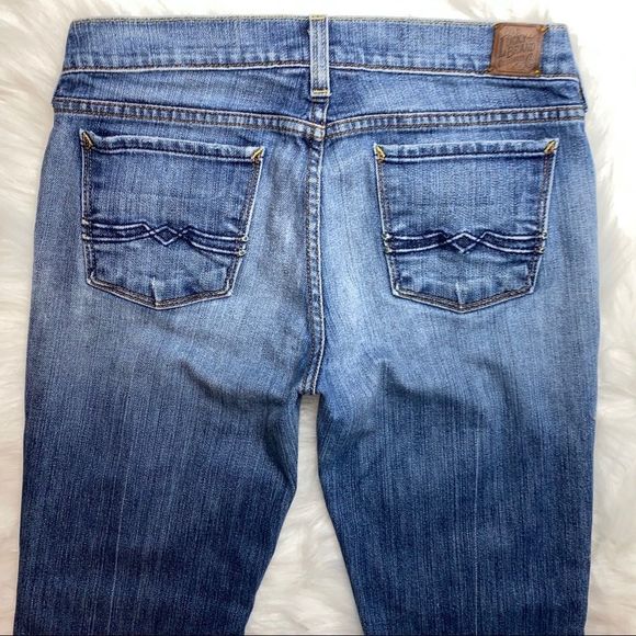 Lucky Brand Distressed Zoe Bootcut Blue Jeans 6 28 - Picture 5 of 10